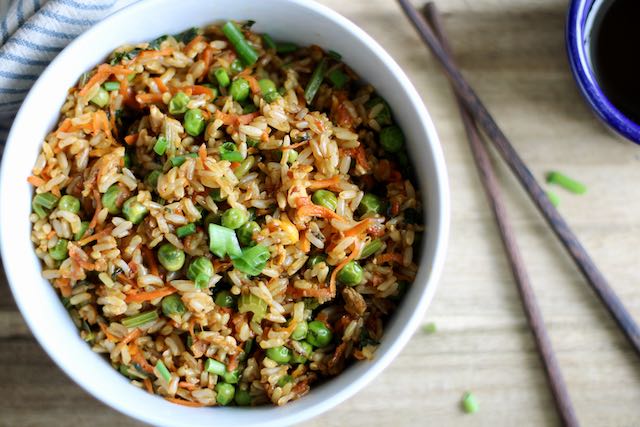 homemade fried rice
