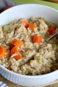 bowl of chicken and rice